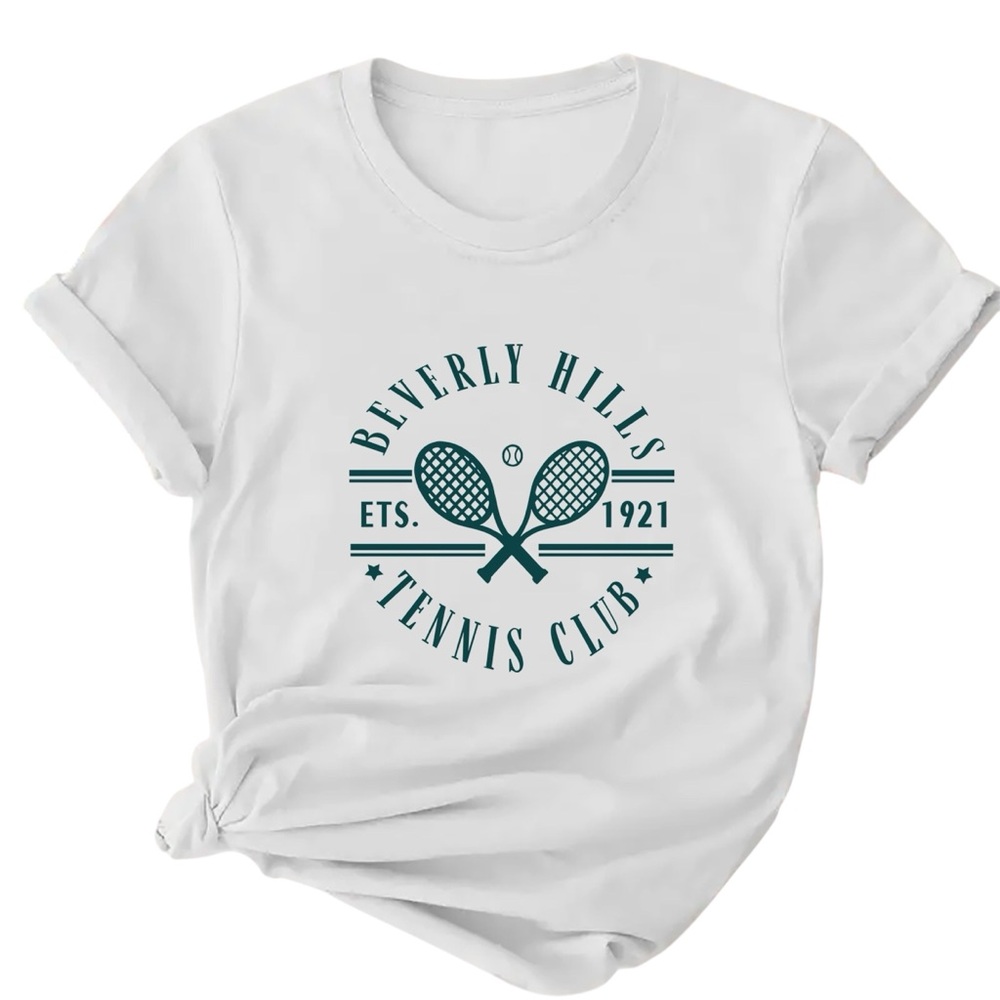 Beverly Hills Tennis Club Tshirt, Medium